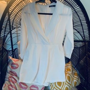 Nasty Gal Tuxedo Romper